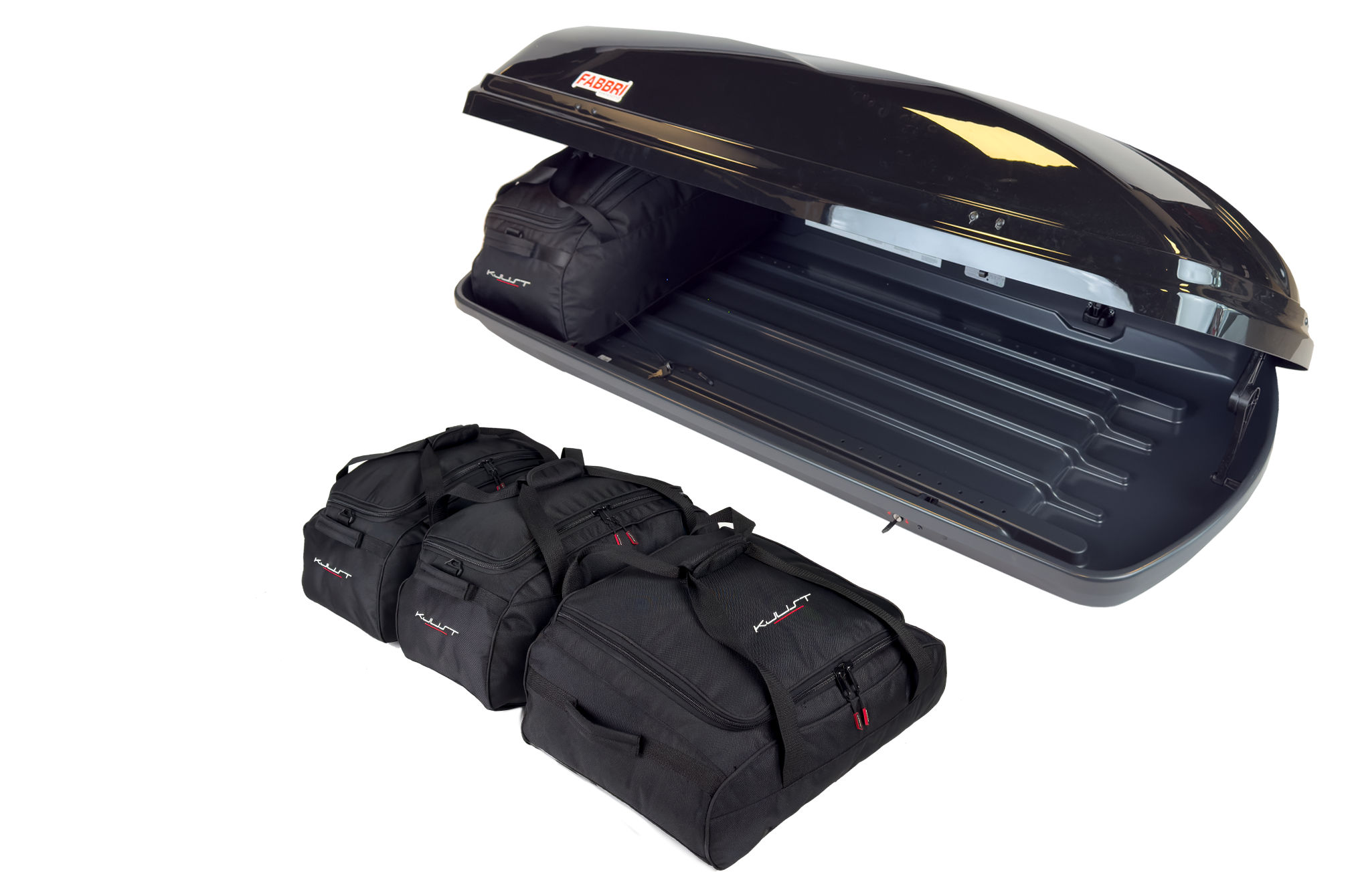 KJUST BAGS SET 4 PCS FOR ROOF BOX FABBRI CAR BOX 430 - Slika 2