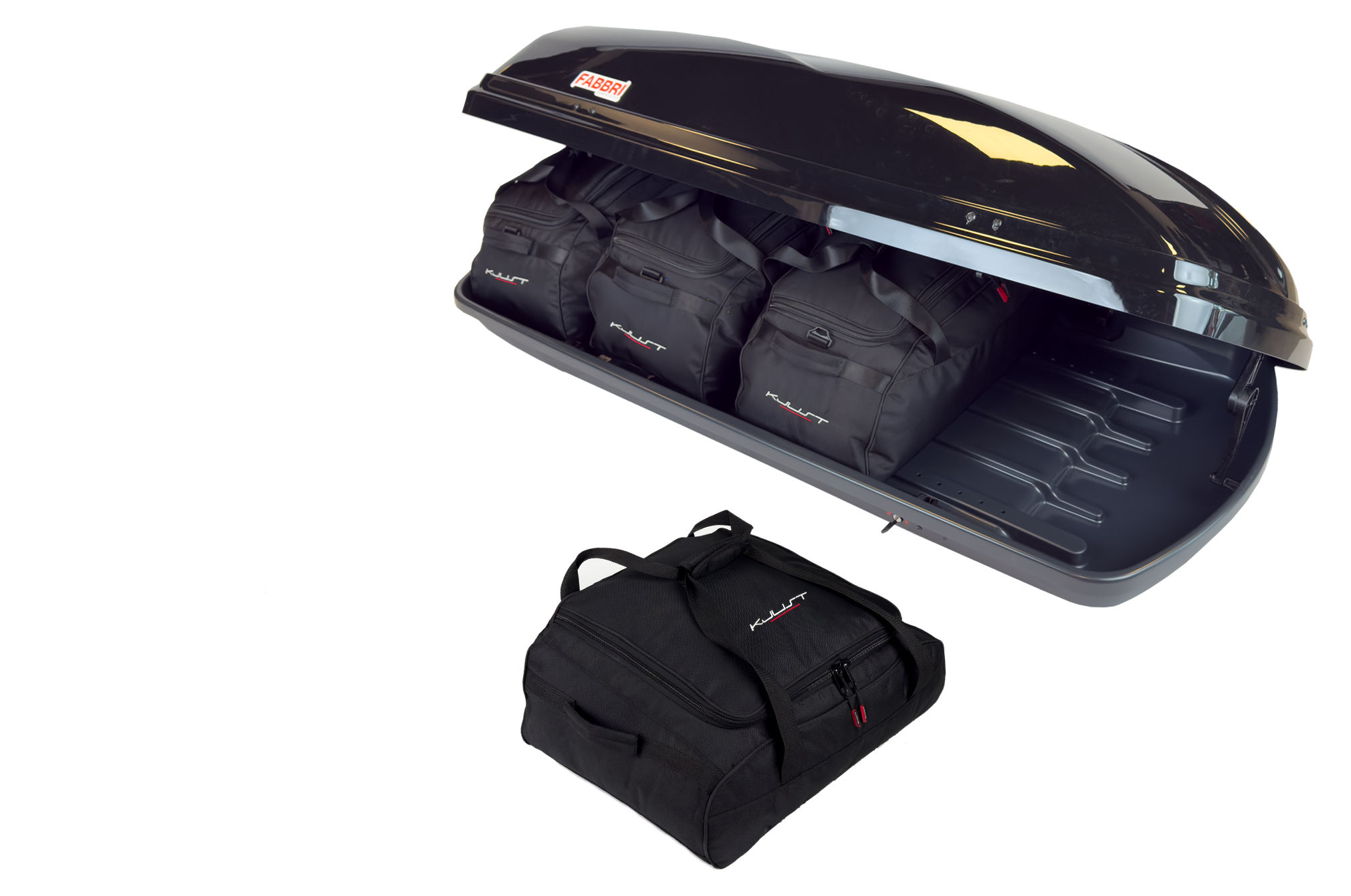 KJUST BAGS SET 4 PCS FOR ROOF BOX FABBRI CAR BOX 430 - Slika 3