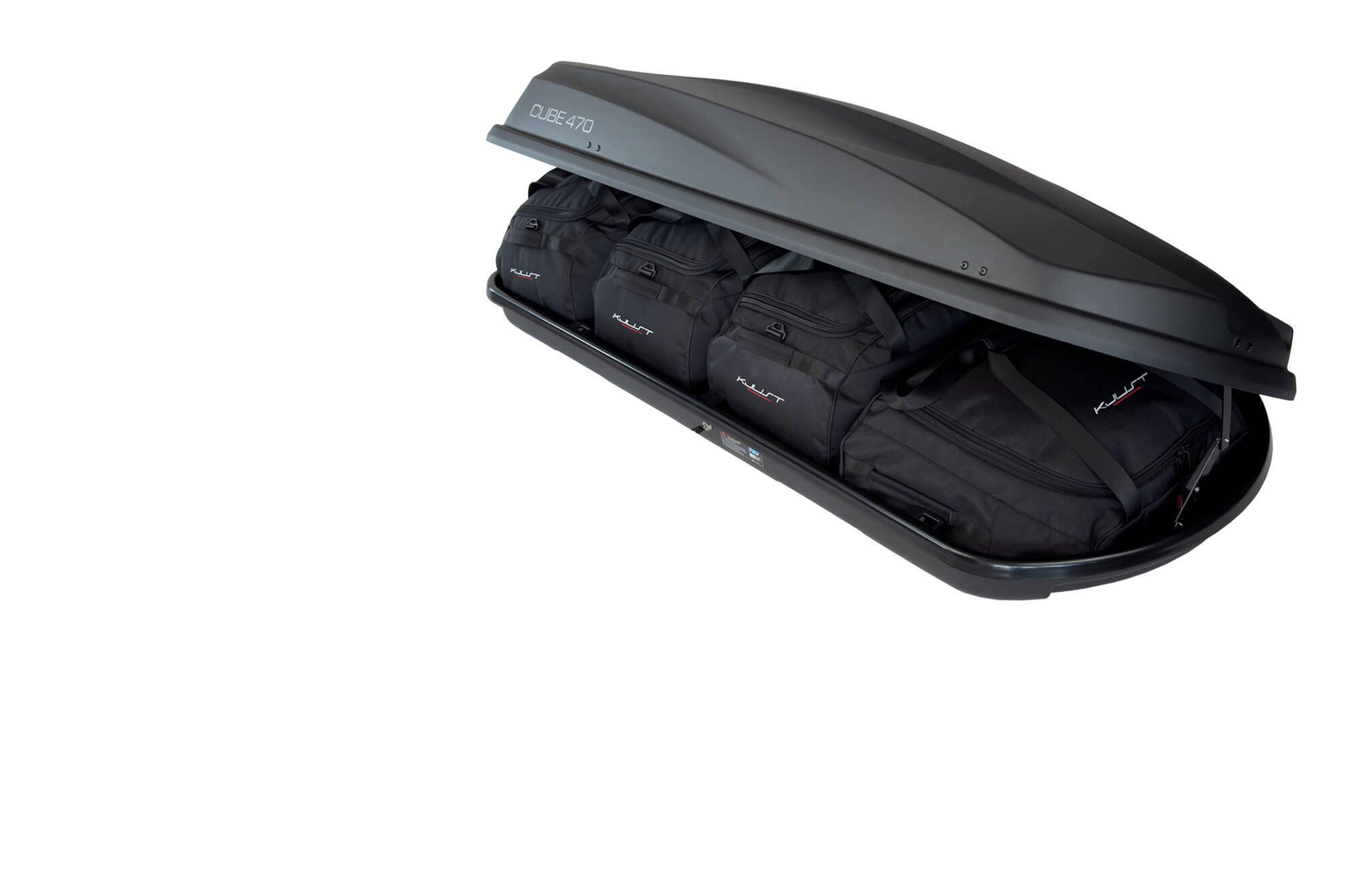 KJUST SET TORBI 4 KOM ZA KROVNU KUTIJU LEVUP CUBE 470 - Slika 2