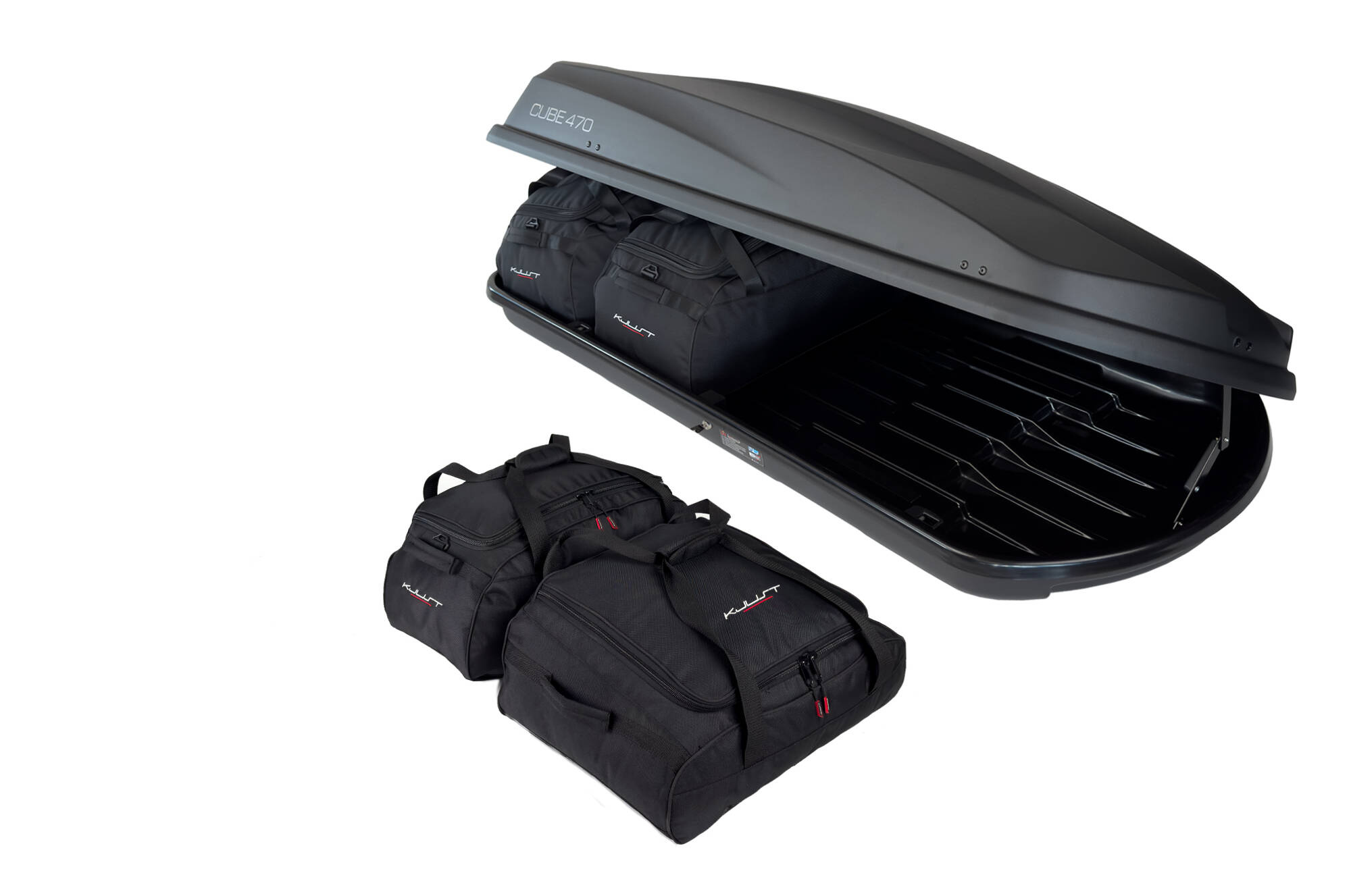 KJUST SET TORBI 4 KOM ZA KROVNU KUTIJU LEVUP CUBE 470 - Slika 4